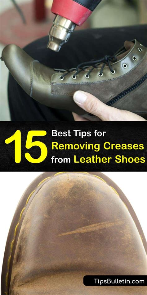 removing wrinkles from leather shoes